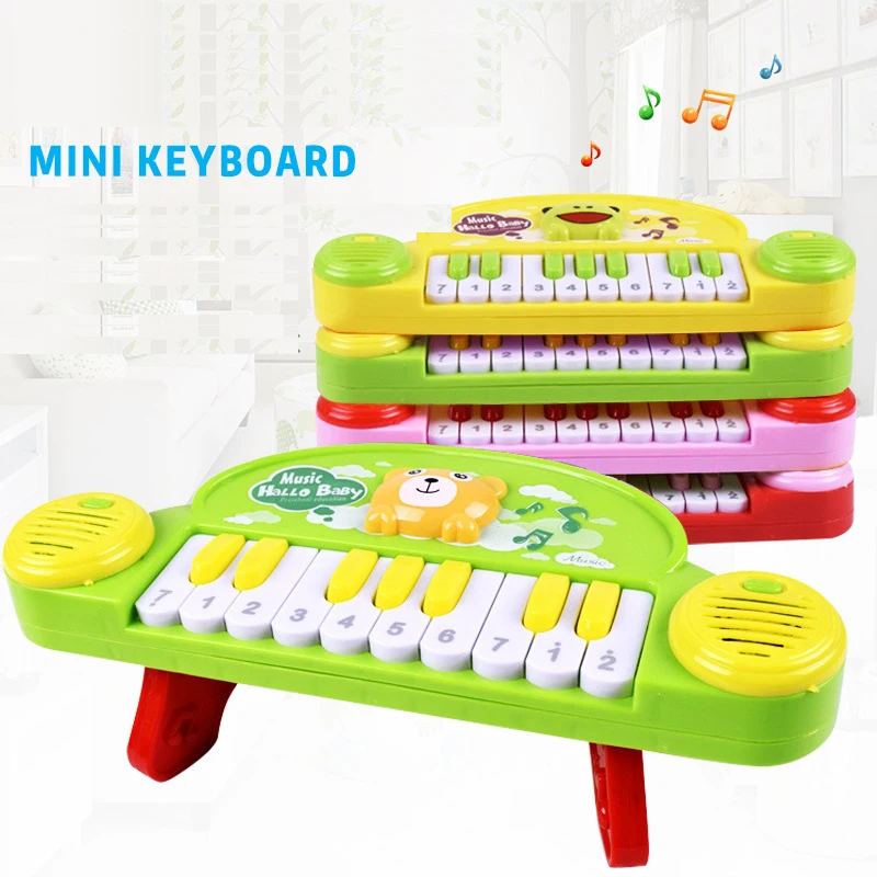 Children Music Instrument Toys Keyboard Piano 10 Keys Sound Kids Musical Toy Animal Cute Fun Colorful Baby Educational Toy Gifts