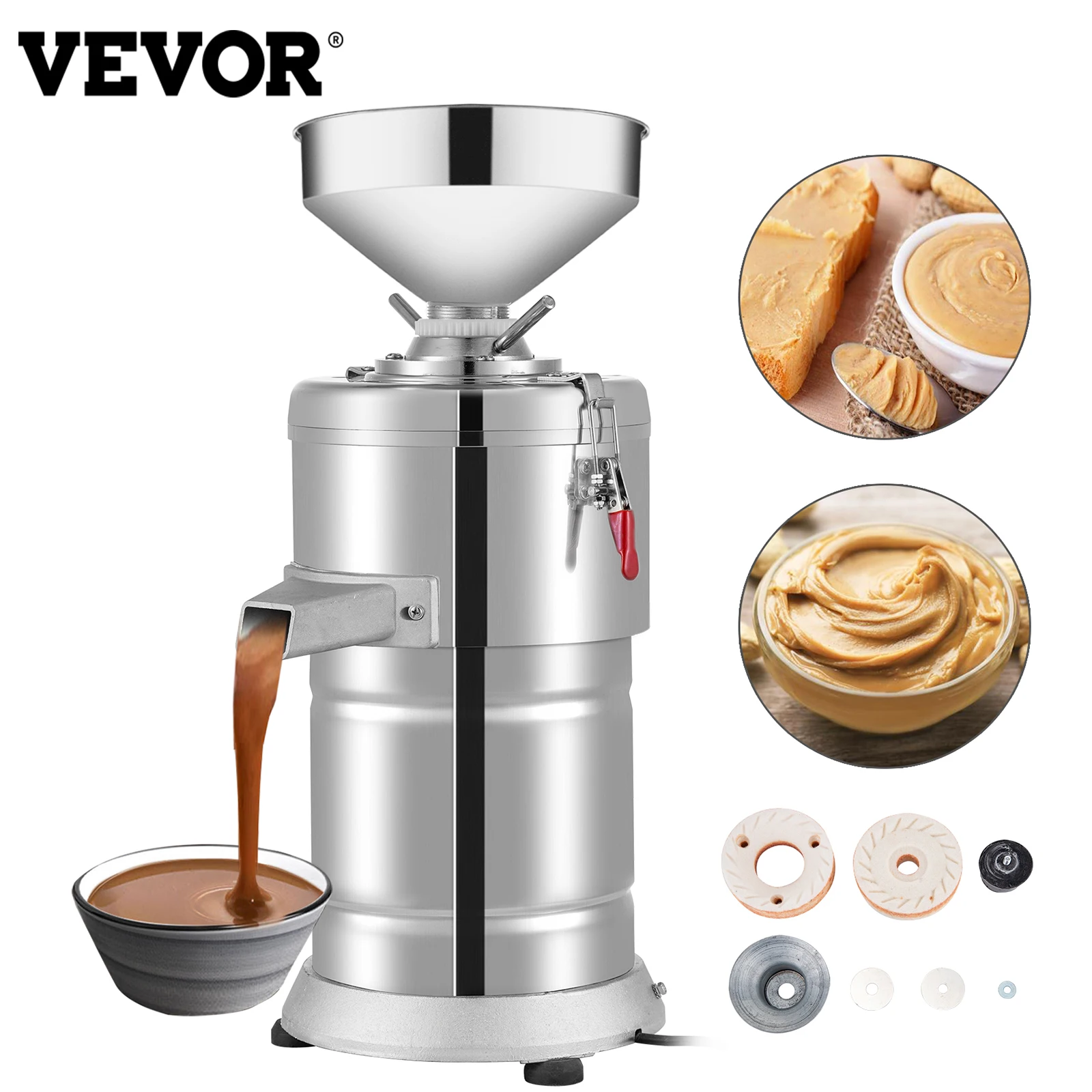 VEVOR 15000 Φ электрическая машина для арахисового масла Кухонная техника пищевая