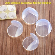 

Safety Silicone Protector Table Corner Edge Protection Cover Children Baby Anticollision Edge & Guards Spherical Collision Angle