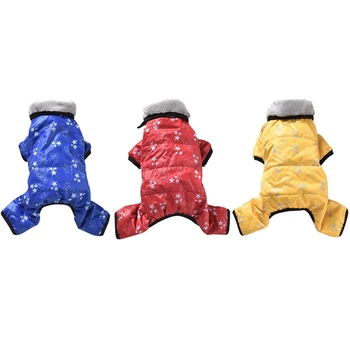 

Winter Dog Clothes Pet Windproof Overalls For Dogs Warm Down Jacket Waterproof Thicken Parka Dog Jumpsuit Puppy Outfit
