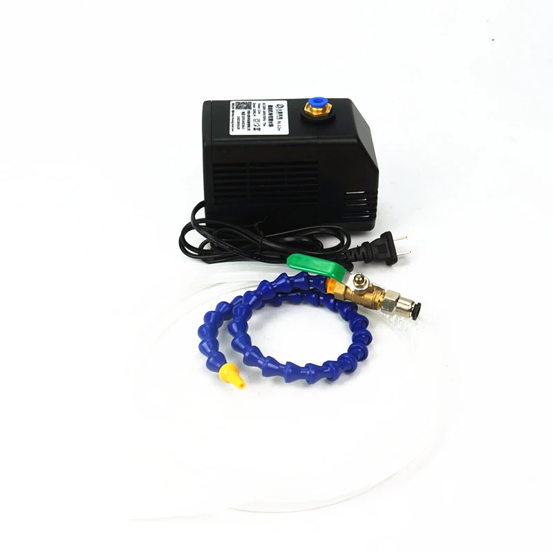  CNC Milling Machine Water Pump 75W 3.2M + Flexible Round Nozzle Coolant Pipes +2 Meters Water Pipes