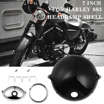 

7 Inch Headlight Motorcycle Headlamp Shell Bucket Housing Rear Cover For 883 Motorcycle Modified Headlight Rear Case #yl10