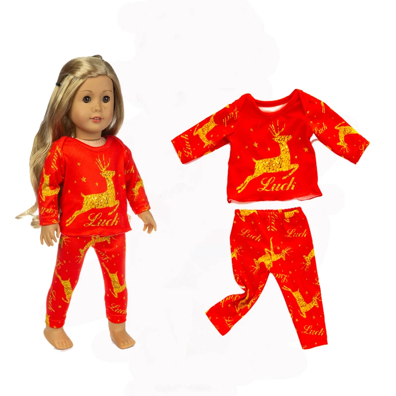 

Comfort Red Set Clothes fits for American girl 18" american girl doll alexander doll best gift