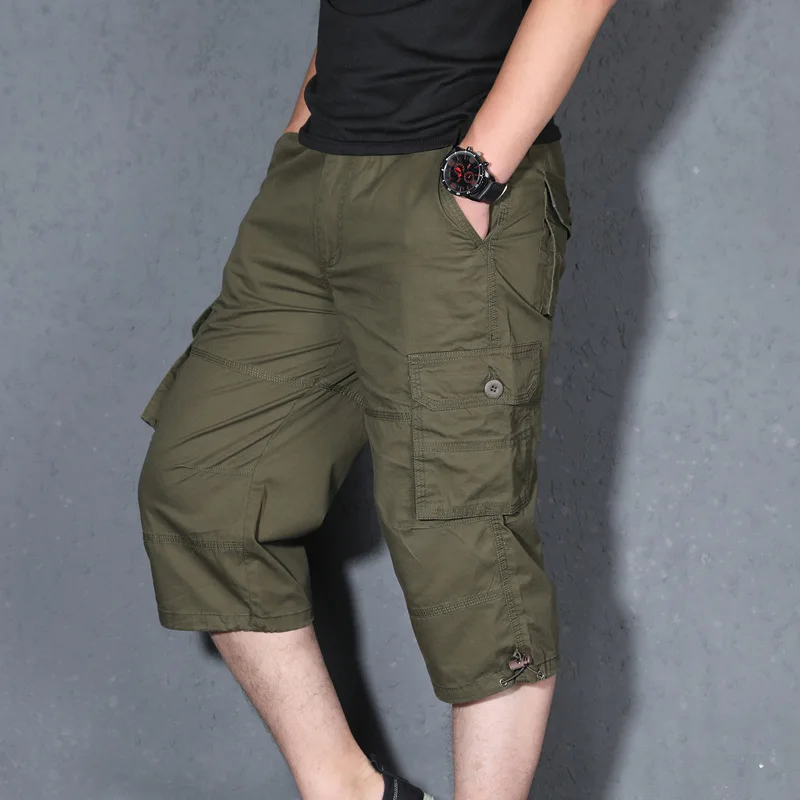 Summer Thin Cotton Capri Pants Multi 