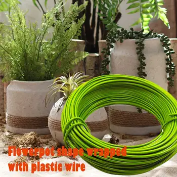 

Jewelry Soft Flexible Plant Rack Easy Modeling Craft Home Planter Potted Iron Wire DIY Making Durable For Flower Stand Free Cut