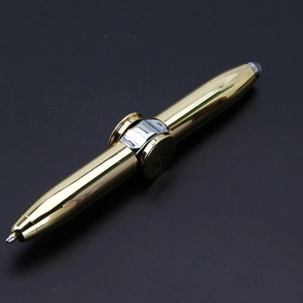 Спиннинг ручка со светодиодный светильник Spinner Игрушки Подарочная шариковая ручка спиннинг развлекательная ручка декомпрессионные игрушки R25