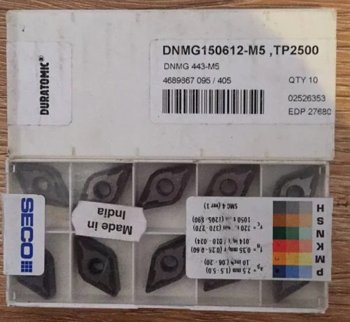 10 шт. твердосплавные вставки DNMG150612-M5, TP2500