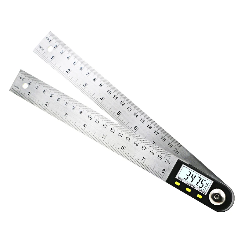  Digital Angle Ruler Finder Meter Protractor Inclinometer Goniometer Electronic Angle Gauge Stainles