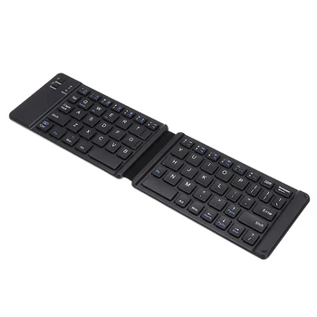 

For Laptop Phone Accessory Wireless Folding Keyboard Keypad bluetooth 3.0 Connection ABS Plastic Shell Black/White Pohiks