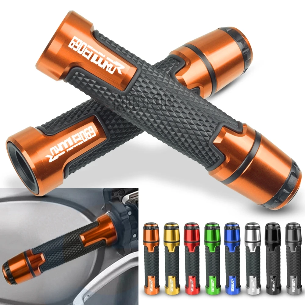 

For KTM 690 Enduro R 2009-2018 EnduroR Motorcycle Universal 7/8"22mm Aluminum Handlebar Grips Ends Handle Caps Hand Bar Plugs