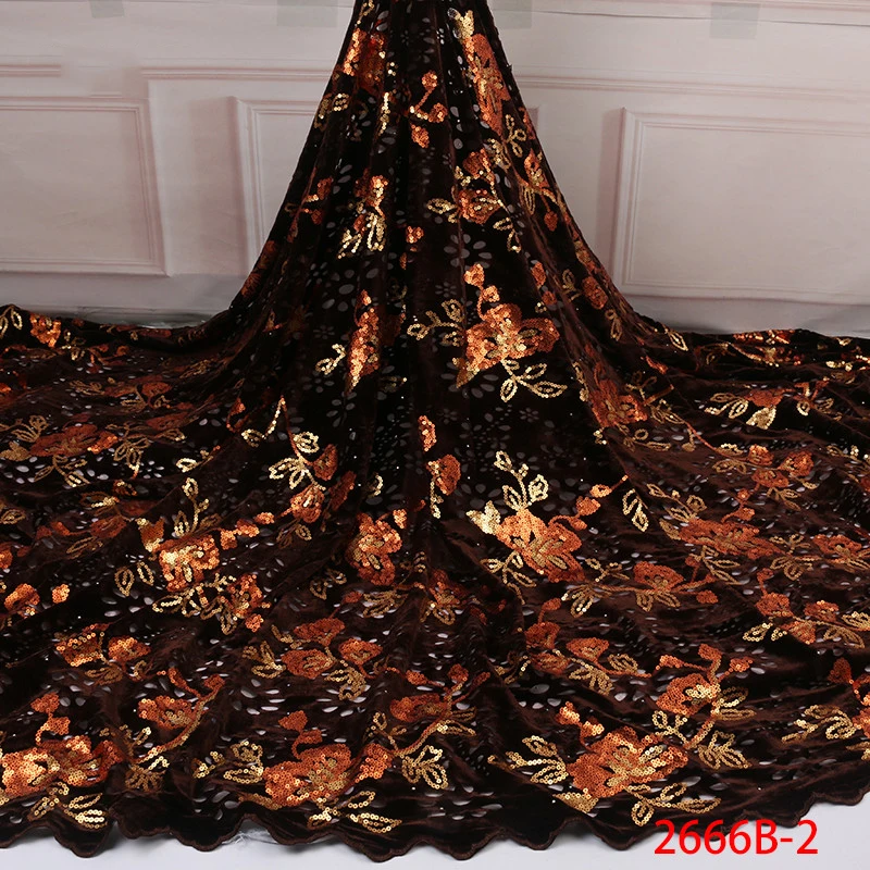 French Korea Italian African Heavy Embroidery Polyester Sewing Textiles Bridal Floral Glitter Velvet Sequin Lace Fabric Price