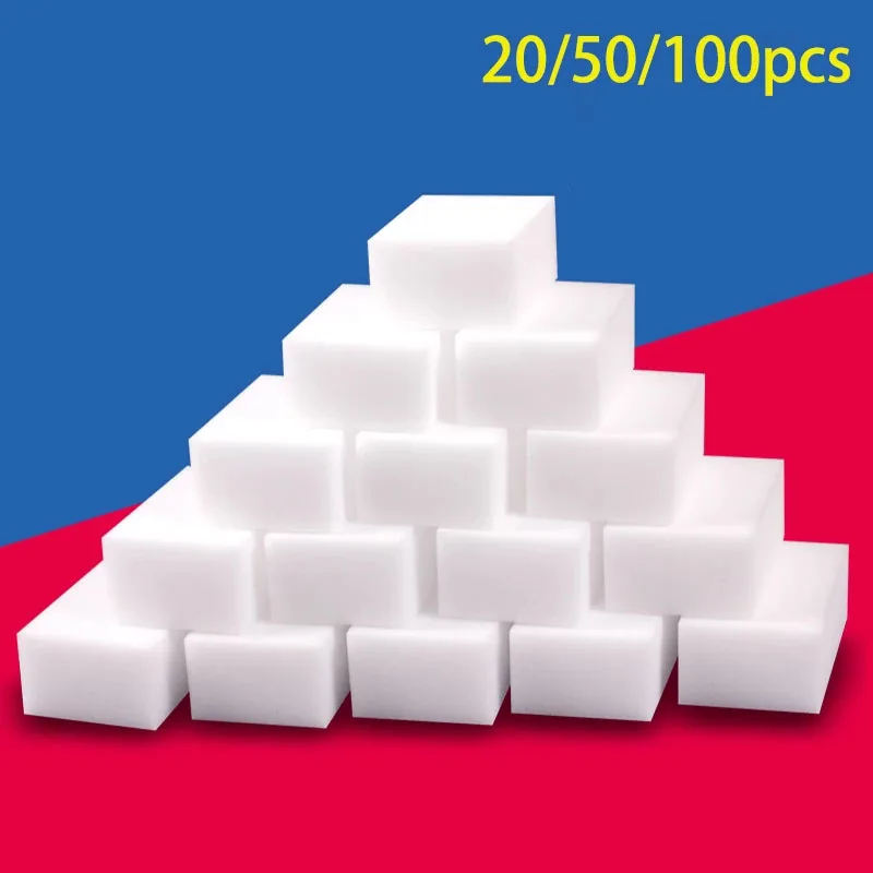 

Kitchen Items Magic Sponge Household Cleaning Tools Dish Pot Cleaning Brush Home Bathroom Melamine Eraser Sponge Cleaner Pads
