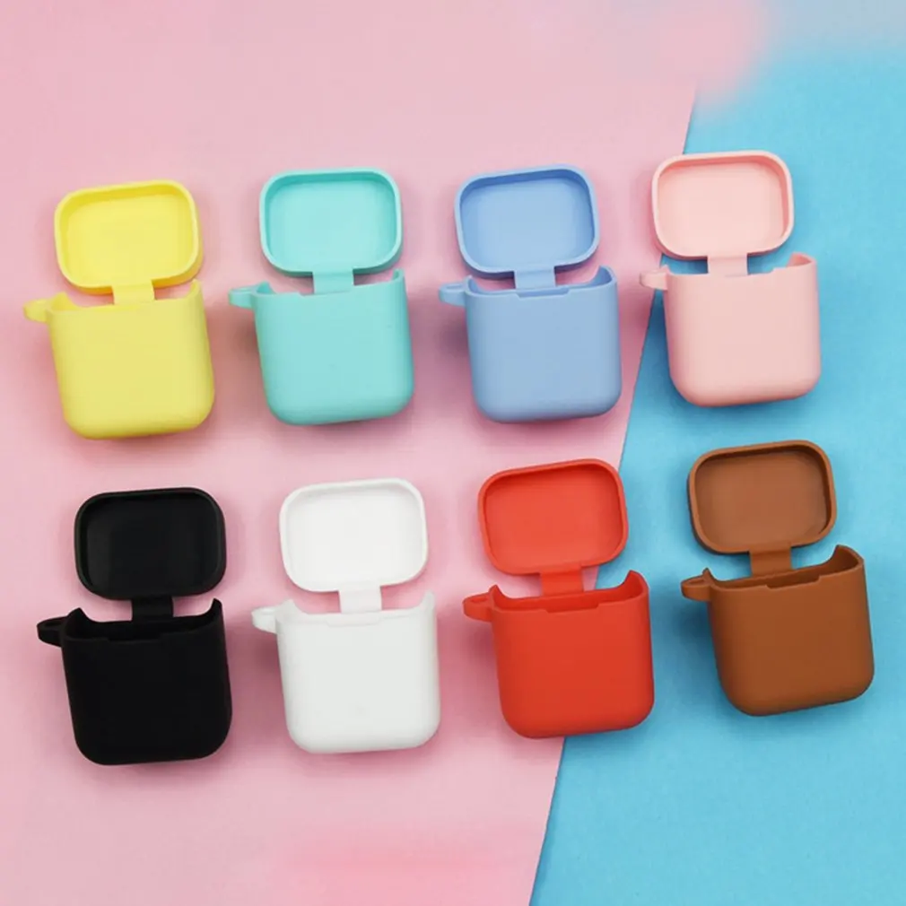 

New Silicone Case for Xiaomi Airdots Pro Earphone Protective Cover for Xiaomi Air Bluetooth Headset Accessories drop shipping