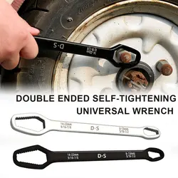 Clé universelle à Double extrémité à serrage automatique, 8 22mm, pour la réparation des écrous à vis, outils manuels pour voiture, vélo 