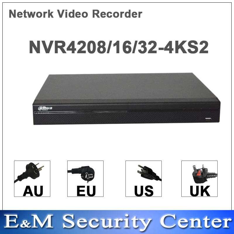 Original Dahua NVR4208-4KS2 NVR4216-4KS2 NVR4232-4KS2 reemplazar NVR4208 NVR4216 NVR4232 NVR 8/16/32CH grabador de vídeo en red