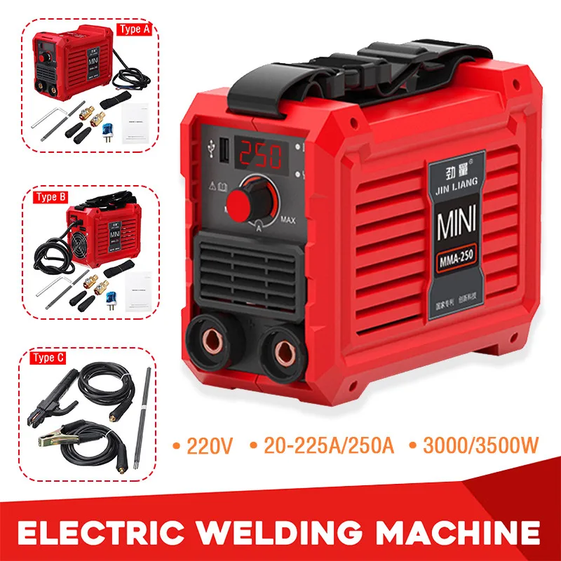 3500W Welder Digital DC Inverter MMA 225/250Amp LCD Display Welding Machine Stick Tool For Home Beginner Lightweight Efficient|Arc Welders| - AliExpress