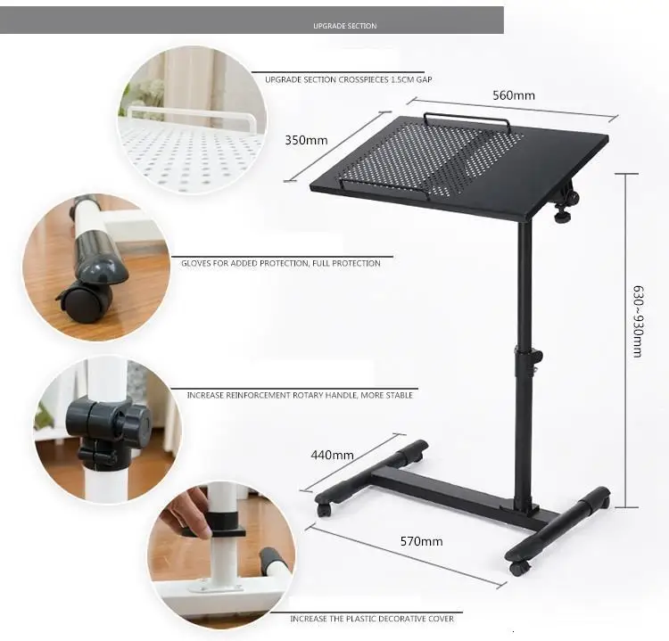 Scrivana Escritorio Mueble Biurko мебель Dobravel Lap офис Tisch Регулируемая прикроватная тумбочка Mesa Tablo стол компьютерный стол для учебы