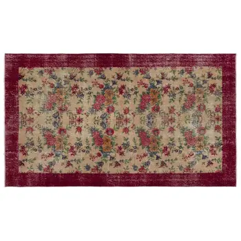 

Handmade Natural Vintage Turkish Area Rug 149x260 Cm-4'11''X8'6''