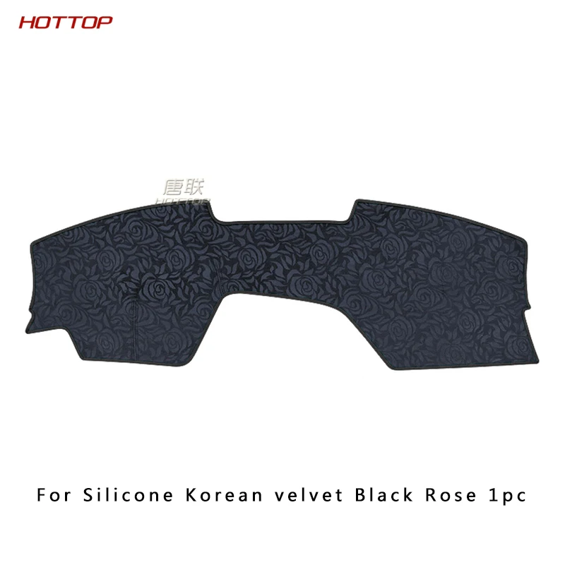 Front Black Rose 1pc Коврик для приборной панели автомобиля, накладка, коврики, тент, подушка для Mazda 3 axela - Название цвета: Front Black Rose 1pc