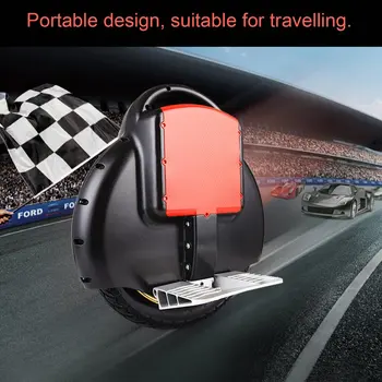 

Portable Electric Scooter Fashionable Unicycle Durable E Scooter Fast Charge 14 Inch Contraction Rod Travel School For Gift