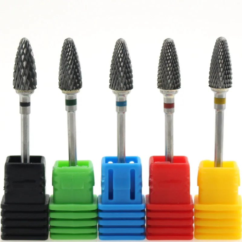 

5 Type Carbide Nail Drill Cutter Milling Manicure Machine Rotary Electric Nail Bits Cuticure Clean Machine Accessoris Tools