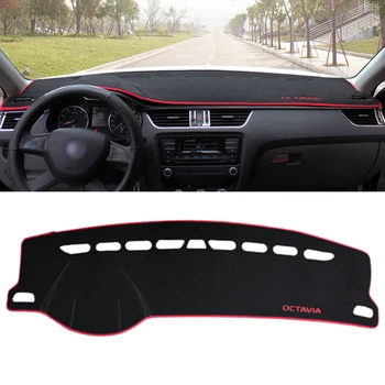 

Car LHD RHD Dashmat For Skoda Octavia 5E 2013 2014 2015 2016 2017 2018 2019 Front Dashboard Cover Protector Mat Sun Shade Pad