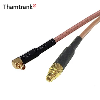 

10pcs/lot MMCX Male Right Angle to MMCX Male Stragith Plug Connector RG316 RF Coaxial Cable Jumper Extension Cable 15cm/50cm