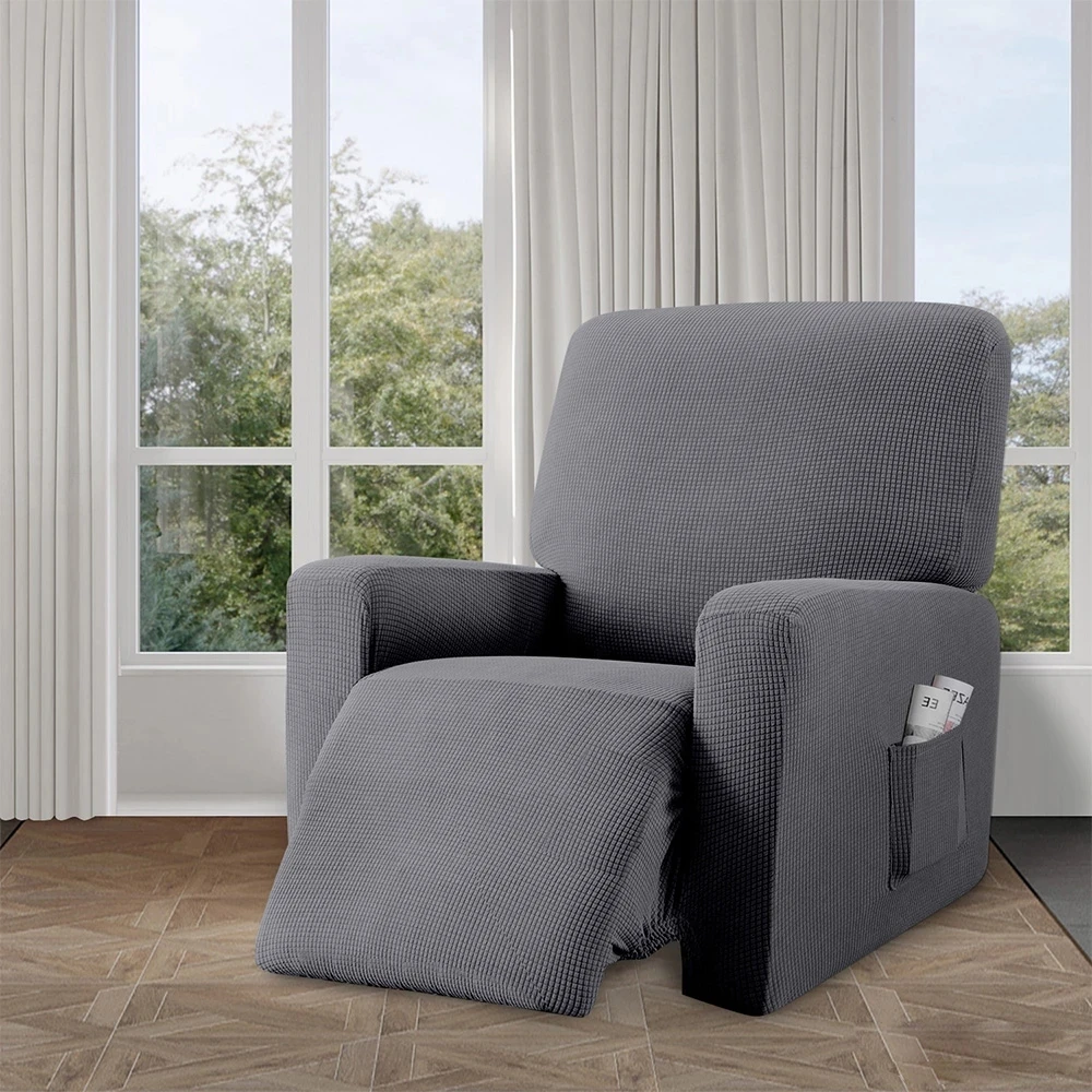 

10 Colors Water Repellent Recliner Chair Cover High Stretch Couch Slipcover Super Soft Fabric Sofa Seat Cover