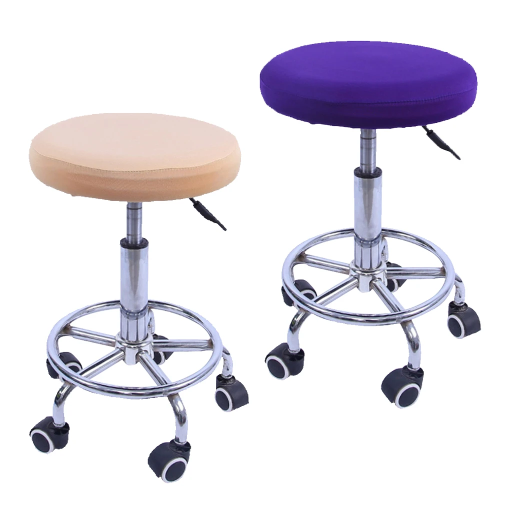 2 Pcs Soft Comfort Round Chair Seat Cover Cushions Bar Stool Slipcover Replacement Chair Cover Aliexpress
