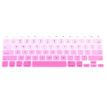 

Rainbow Extra slim Silicone Keyboard Case Cover Skin Protector for iMac Macbook Pro 13" 15" Pink Keyboard Cover