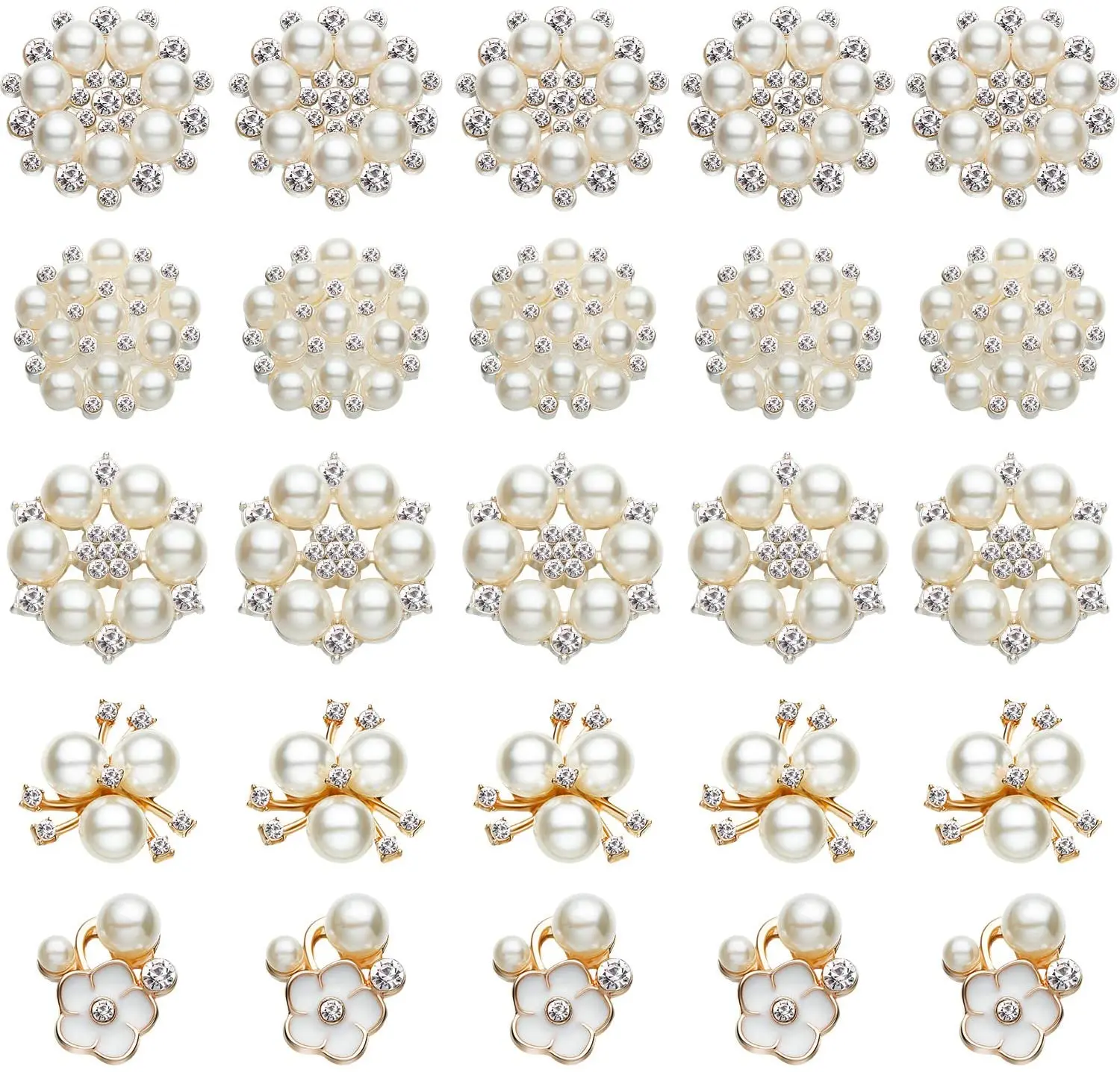 

Стразы пуговицы для украшения пуговиц с плоской задней частью жемчужный кристалл цветок кнопка, изготовление ювелирных изделий Свадебная вечеринка украшение дома сделай сам