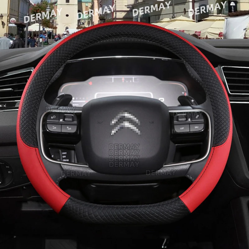 Car Steering Wheel Cover For Toyota Aygo X Anti Slip Wear-resistant Sweat  Absorbing 37-38cm Interior Steering Covers Accessories - AliExpress