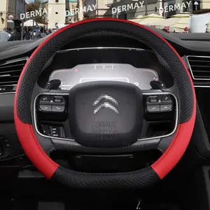 Carbon Fiber Leather Car Steering Wheel Cover for Dacia Sandero Stepway  Crossover for Renault Sandero Auto Accessories - AliExpress