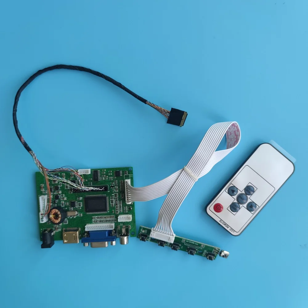Комплект 1024x600 для 8 9 &quot2AV 40pin A089SW01 V0 V1 плата контроллера LVDS WLED VGA ЖК-экран