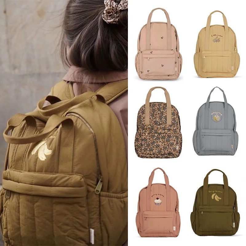 KS Baby Backpack Primary Schoolbag Kindergarten Kids Bags Brand Traveling Mom Cherry Lemon Children's Boys Girls Gift Storage 1