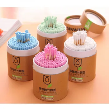 

Cotton Swab Women Makeup Cotton Buds Cleaning Health Care Bamboo Baby Cotton Swab Wood Sticks soft For Cleaning of Ears #ZB