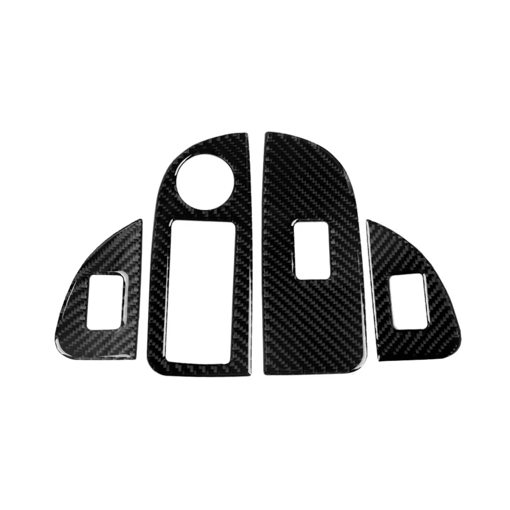 

Наклейка на панель переключателя окон из углеродного волокна для Alfa Romeo Giulia 2017-19