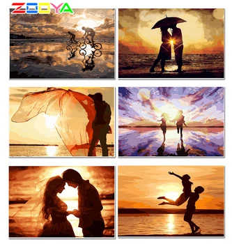 

5D Diy Crystal Diamond Embroidery Couples Diamond Painting Romantic Special Shaped Diamond Mosaic Warm Couples Photo Decor Er010