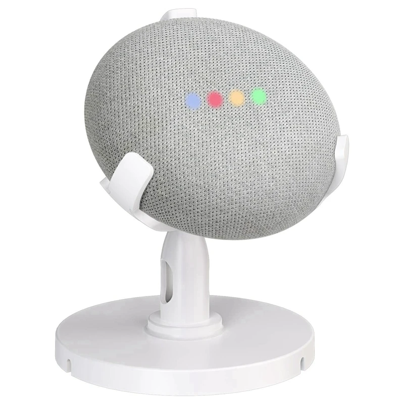 Table Holder for Google Home Mini Voice Assistants 360 degree Rotated Desktop Stand Mount - Improves Sound Visibility and Appea |