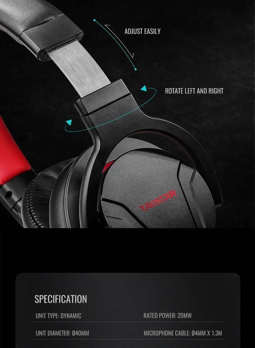 LIBERTY GAMER YIN SHADE Takstar GM200 игровая гарнитура со съемным микрофоном Высокопроизводительные удобные наушники