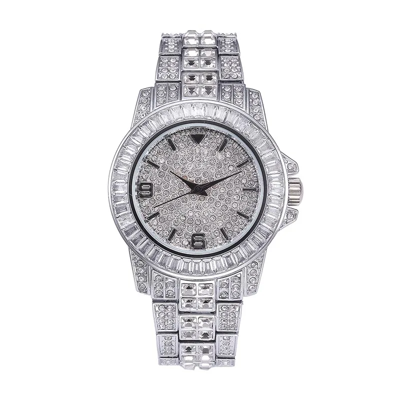 MISSFOX Rolexable часы мужские роскошные Брендовые мужские роскошные часы мужские кварцевые часы водонепроницаемые золотые наручные часы Relogio Masculino - Цвет: Серебристый