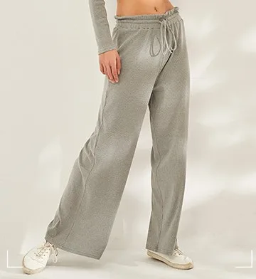 gray pant Хорошее качество для женщин Йога фитнес тренажерный зал с длинным рукавом топ брюки комплект костюм хлопок удобный - Цвет: gray pant