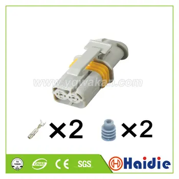 

Free shipping 5sets 2pin Lear connector 18385000002 female electrical car connector sealed automotive plug 18385.000.002