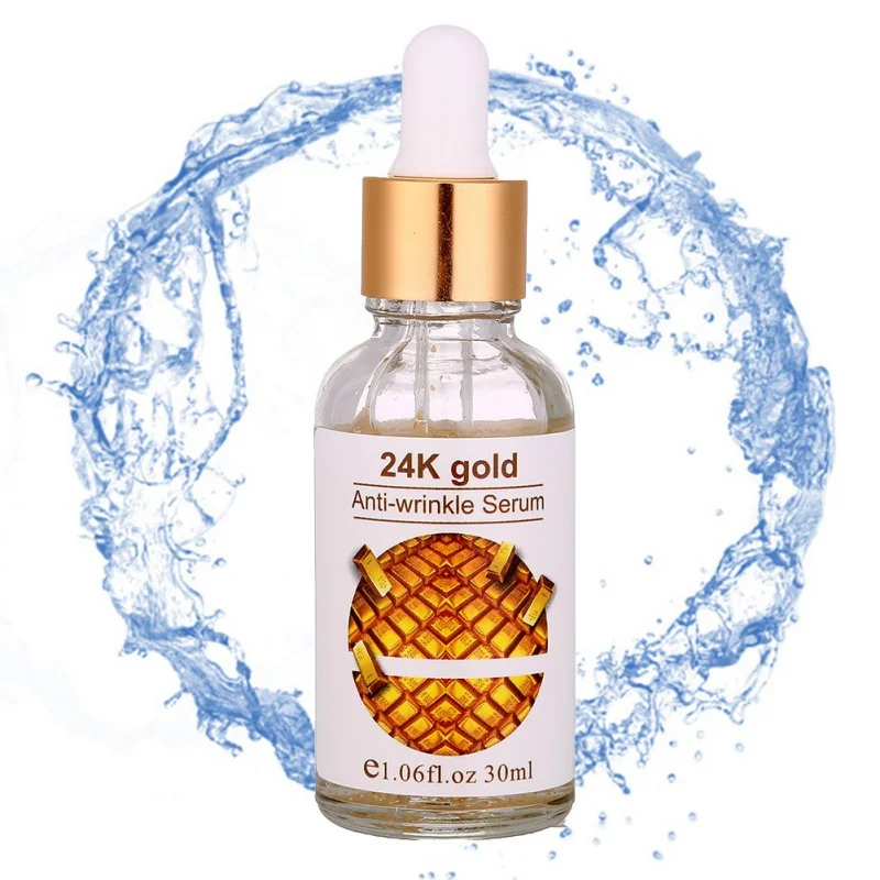 Женский 24k Gold Essence антивозрастной коллаген от морщин кожи сыворотка отбеливающая увлажняющий с гиалуроновой кислотой жидкий экстракт 5456
