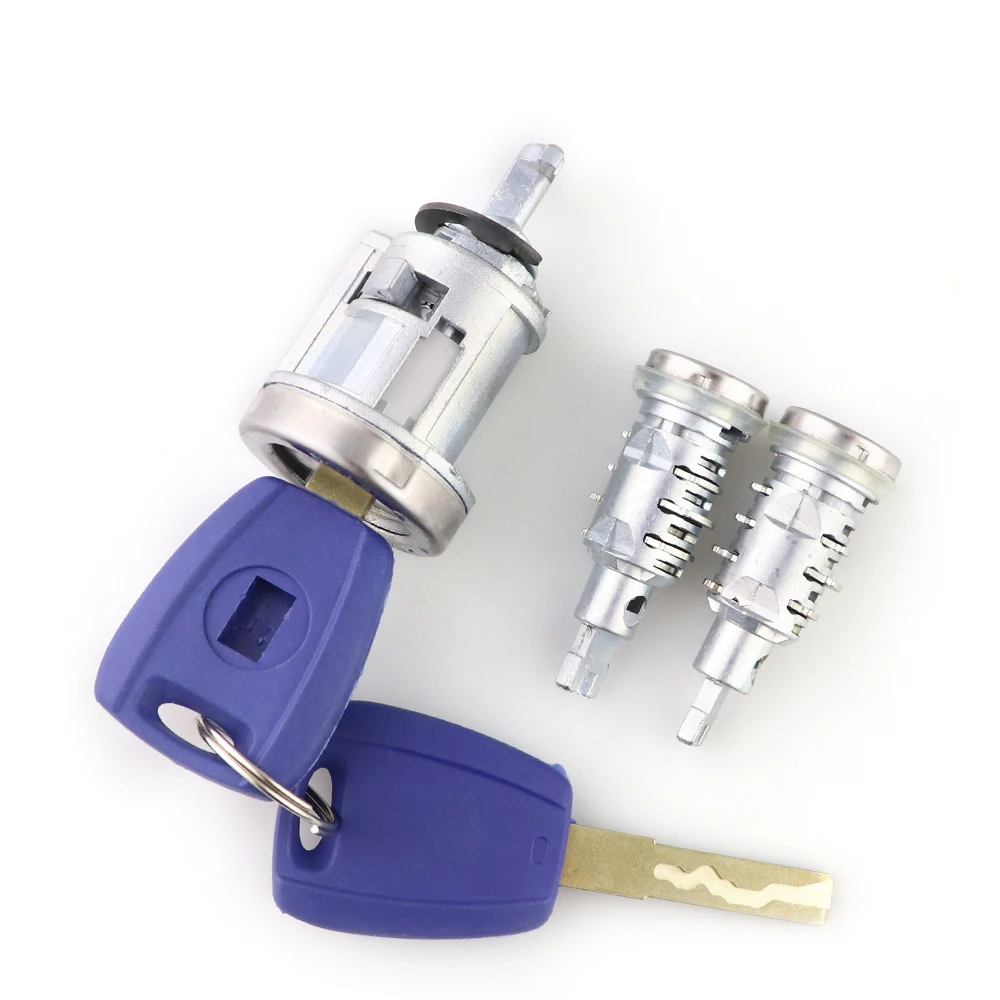 YIQIXIN Set di serrature per accensione auto a 2 chiavi per Fiat Ducato SIP22 lama Peugeot Citroen Cargo Punto chiusura cilindro con serratura bagagliaio - Hf10b99a0d95d44dcaa803d92afd68546U