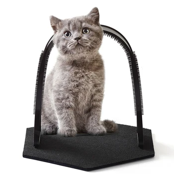 

Multi-Function Arched Plastic Cat Brush Implement Scratch Board Availability Artifact Double-sided Toys For A Cat New