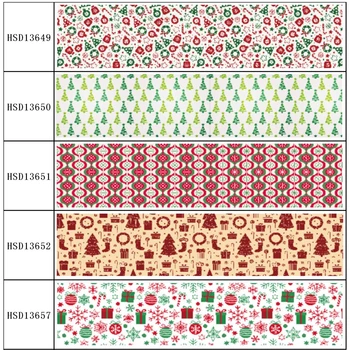 

HuangTao 22MM 25MM 38MM 50MM 75mm Printed Pattern on Grosgrain Ribbon for diy ribbon