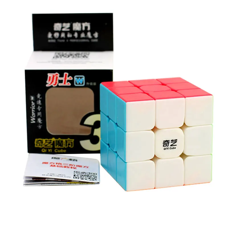 

QiYi Warrior W 3x3x3 Six Colour Professional Magic Cube Competible Speed Puzzle Rubiks Cubes Toys Gift For Children Kids