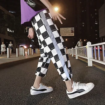 

High Quality Casual Loose Baggy Elastic Waist Hip-Hop Harem Pants Comfortable