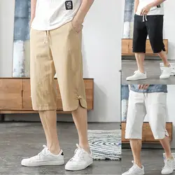 2019 брюки мужские летние новые стильные камуфляжная форма для отдыха модные брюки с несколькими карманами M-5XL Мужские штаны льняные Большие